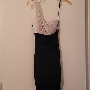 Black and white dress